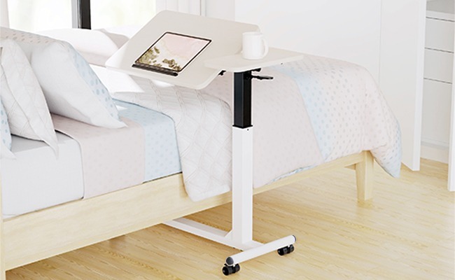 Tiltable Height Adjustable Laptop Cart